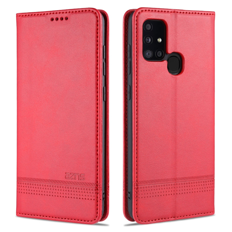 AZNS Magnetic Calf Texture Horizontal Flip Leather Case with Card Slots & Holder & Wallet, For Huawei Nova 8 SE, For OPPO K7 / Reno3 5G, For vivo Y3s / Y17, For vivo Y73s / S7e, For Samsung Galaxy M31