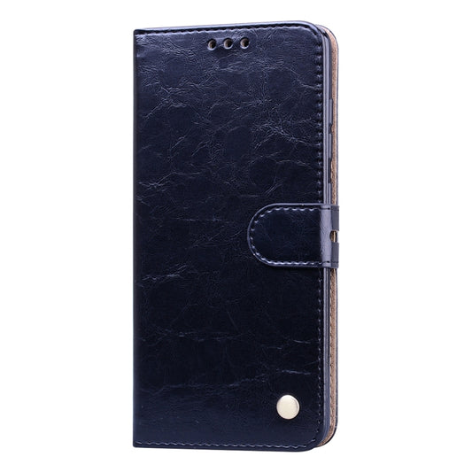 Business Style Oil Wax Texture Horizontal Flip Leather Case, with Holder & Card Slots & Wallet