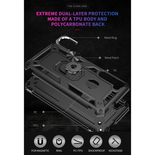 Shockproof TPU + PC Protective Case with 360 Degree Rotating Holder, For Galaxy A52 5G / 4G, For Motorola Moto One Fusion Plus, For Xiaomi Mi 10T Pro 5G, For Huawei P Smart 2021