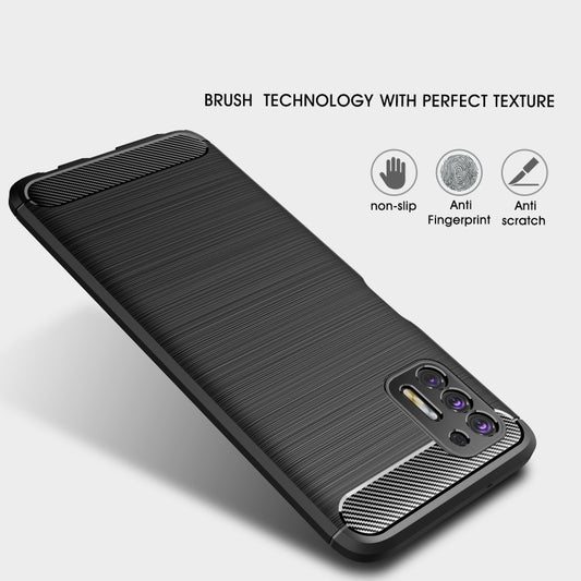 Brushed Texture Carbon Fiber TPU Case, For Motorola Moto G Stylus 2021, For Samsung Galaxy A02, For Google Pixel 5a, For Xiaomi Redmi K40 / K40 Pro