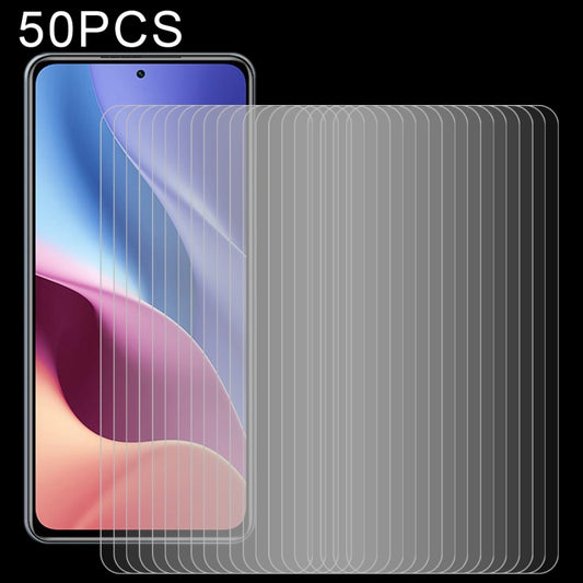 50 PCS 0.26mm 9H Surface Hardness 2.5D Explosion-proof Tempered Glass Non-full Screen Film