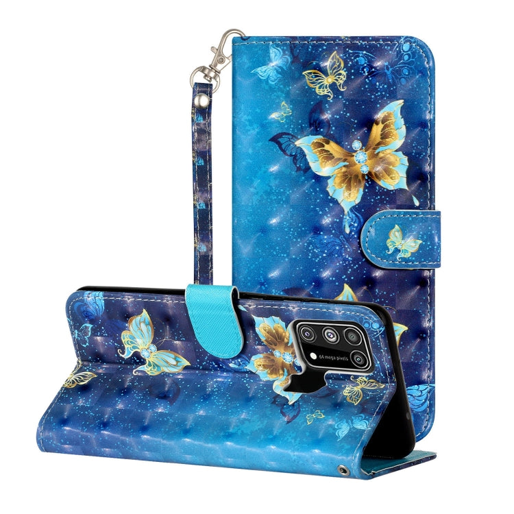 3D Pattern Horizontal Flip Leather Case with Holder & Card Slots & Wallet