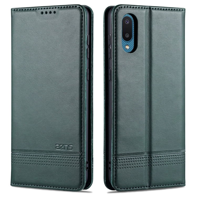 AZNS Magnetic Calf Texture Horizontal Flip Leather Case with Card Slots & Holder & Wallet, For vivo S9, For vivo S9e, For Xiaomi Redmi Note 10, For Xiaomi Redmi Note 10S, For Samsung Galaxy A02