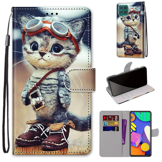 Coloured Drawing Cross Texture Horizontal Flip PU Leather Case with Holder & Card Slots & Wallet & Lanyard