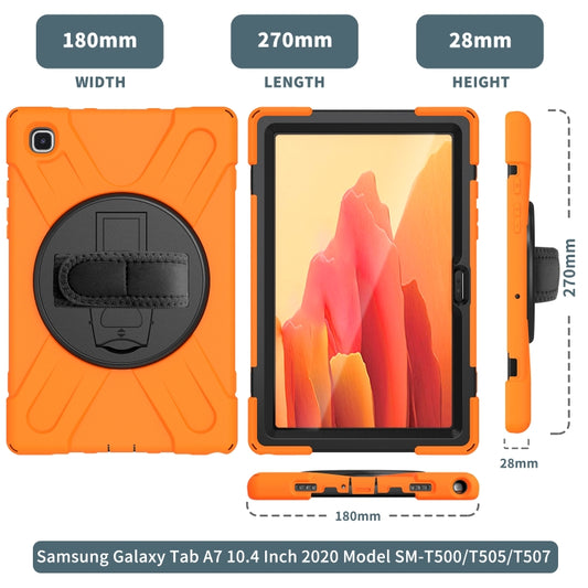 Shockproof Colorful Silicone + PC Protective Case with Holder & Shoulder Strap & Hand Strap & Screen Protector