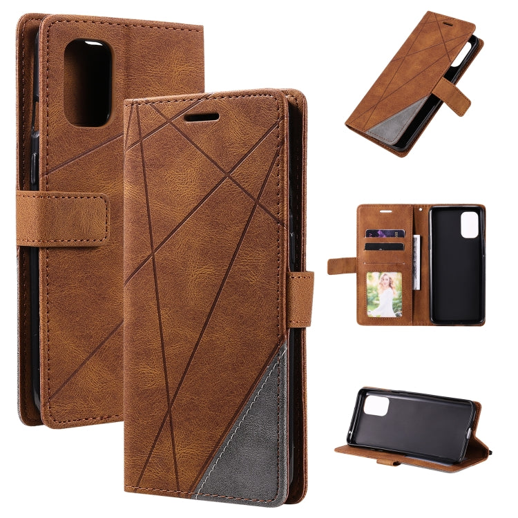 Skin Feel Splicing Horizontal Flip Leather Case with Holder & Card Slots & Wallet & Photo Frame, For Samsung Galaxy A32 5G, For OnePlus 8T