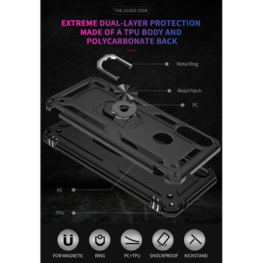 Shockproof TPU + PC Protective Case with 360 Degree Rotating Holder, For Motorola Moto E7 Power (2021), For Xiaomi Redmi Note 10 Pro / Note 10 Pro Max, For Samsung Galaxy S21 FE