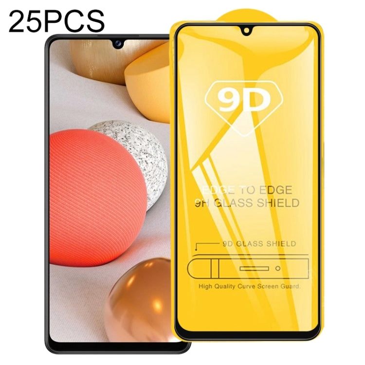 25 PCS 9D Full Glue Full Screen Tempered Glass Film