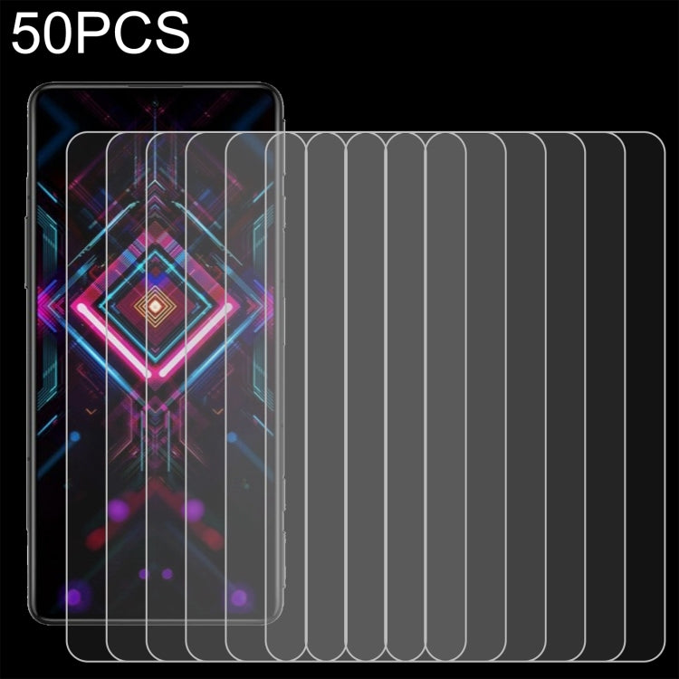 50 PCS 0.26mm 9H 2.5D Tempered Glass Film