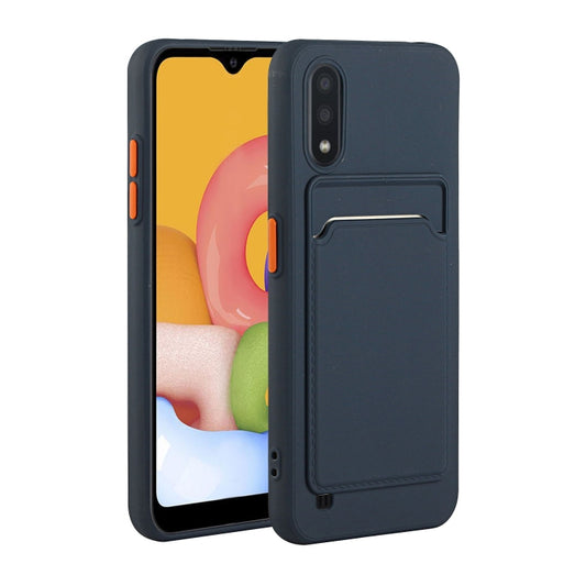 Card Slot Design Shockproof TPU Protective, For Samsung Galaxy A01, For Samsung Galaxy A02, For Samsung Galaxy A12 5G, For Samsung Galaxy A32 4G
