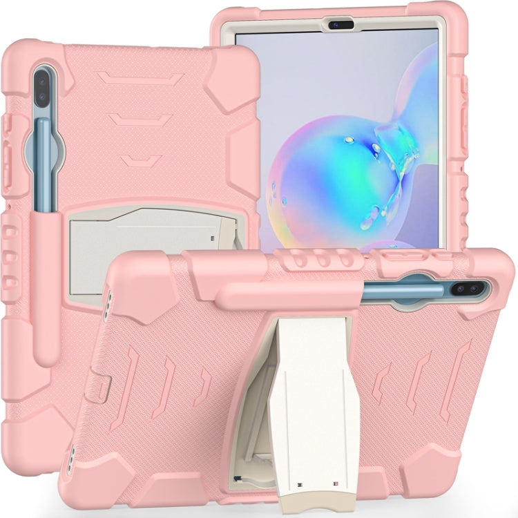 3-Layer Protection Screen Frame + PC + Silicone Shockproof Combination Case with Holder, For Samsung Galaxy Tab A 10.1 (2019) T510, For Samsung Galaxy Tab S6 T860