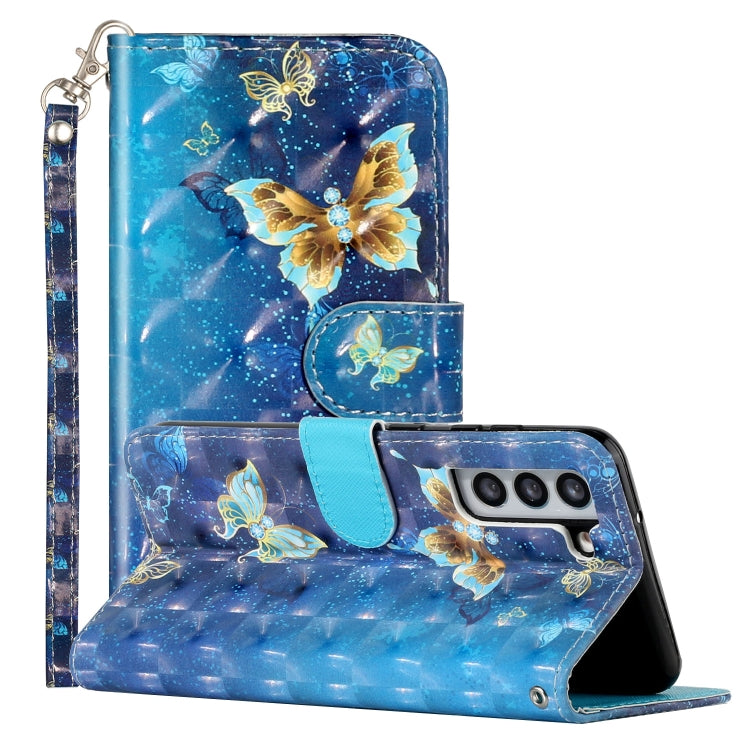3D Pattern Horizontal Flip PU Leather Case with Holder & Card Slots & Wallet