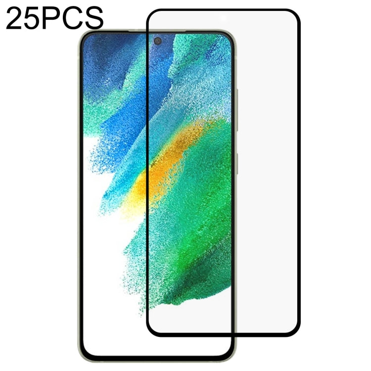 25 PCS Full Glue Full Screen Tempered Glass Film, For OnePlus Nord CE 5G (25 PCS), For Samsung Galaxy A22 4G (25 PCS), For Samsung Galaxy A22 5G (25 PCS), For Samsung Galaxy S21 FE 5G (25 PCS)