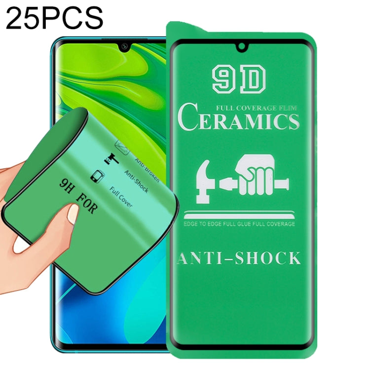 25 PCS 9D Full Screen Full Glue Ceramic Film
