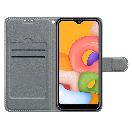 Voltage Colored Drawing Magnetic Clasp Horizontal Flip PU Leather Case with Holder & Card Slots