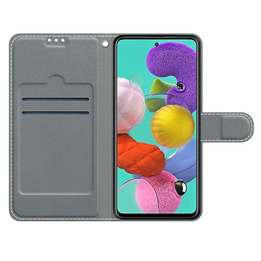 Voltage Colored Drawing Magnetic Clasp Horizontal Flip PU Leather Case with Holder & Card Slots