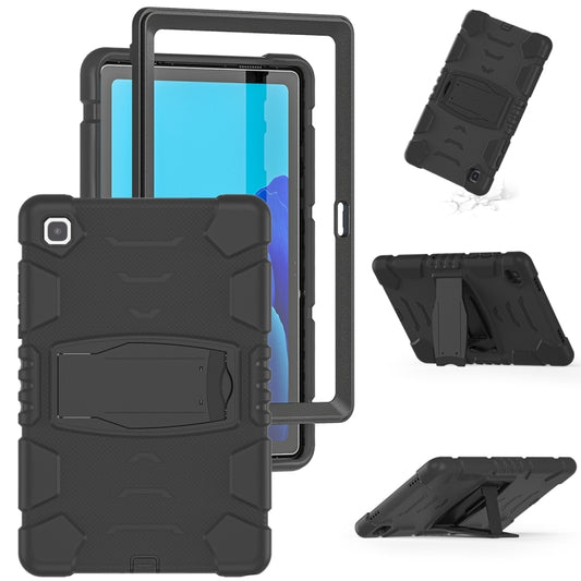3-Layer Protection Screen Frame + PC + Silicone Shockproof Combination Case with Holder, For Samsung Galaxy Tab A7 T500, For Samsung Galaxy Tab A8.4 2020 T307, For Samsung Galaxy Tab A8.0 2019 T290