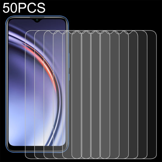 50 PCS 0.26mm 9H 2.5D Tempered Glass Film