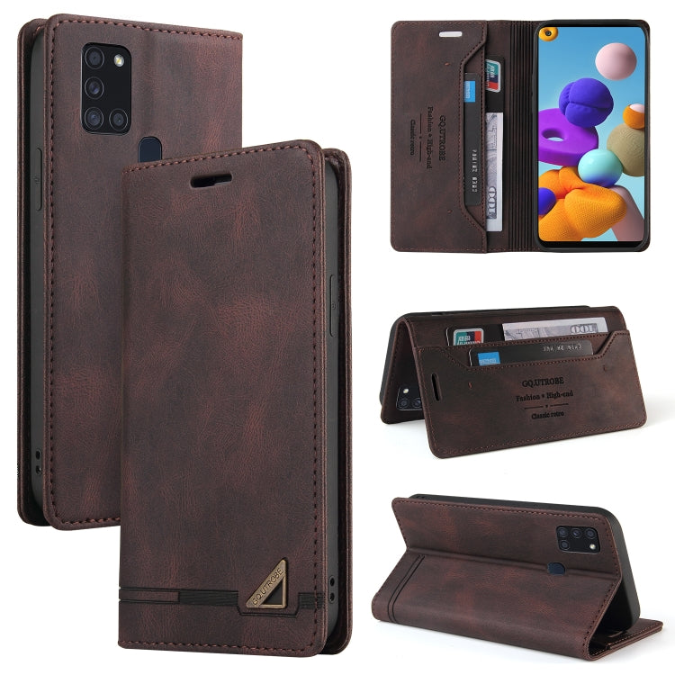 Skin Feel Anti-theft Brush Horizontal Flip Leather Case with Holder & Card Slots & Wallet, For Samsung Galaxy A01, For Samsung Galaxy A02, For Samsung Galaxy A02s EU Edition, For Samsung Galaxy A03s 164mm, For Samsung Galaxy A10, For Samsung Galaxy A10...