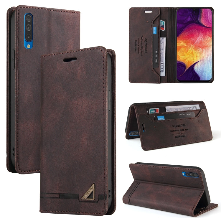Skin Feel Anti-theft Brush Horizontal Flip Leather Case with Holder & Card Slots & Wallet, For Samsung Galaxy A70
