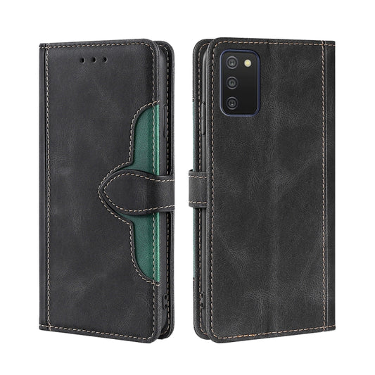 Skin Feel Straw Hat Magnetic Buckle Horizontal Flip PU Leather Case with Holder & Card Slots & Wallet, For Samsung Galaxy A03s (166.5mm), For Samsung Galaxy A03s (164.2mm), For Samsung Galaxy A22 4G, For Samsung Galaxy A22 5G