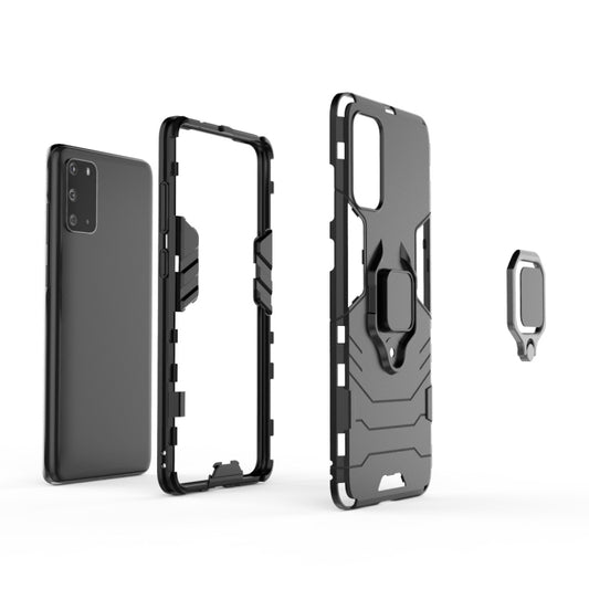 Shockproof PC + TPU Protective Case with Magnetic Ring Holder, For Galaxy S20+, For Huawei Nova 6 5G