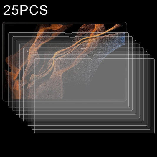 25 PCS 9H 2.5D Explosion-proof Tempered Tablet Glass Film, For Samsung Galaxy Tab S8 Ultra / X900 (25 PCS)