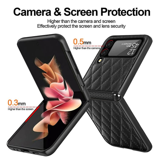 Rhombus Hinge Phone Case, For Samsung Galaxy Z Flip3 5G