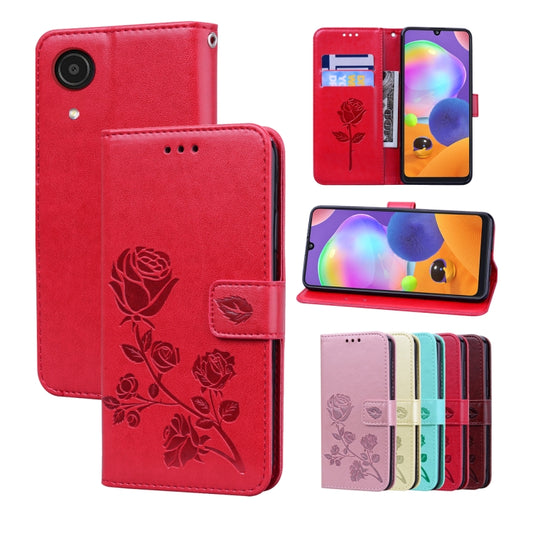 Rose Embossed Leather Phone Case