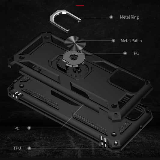 Shockproof TPU + PC Phone Case with Holder, For Samsung Galaxy A03s US Version, For Samsung Galaxy A23