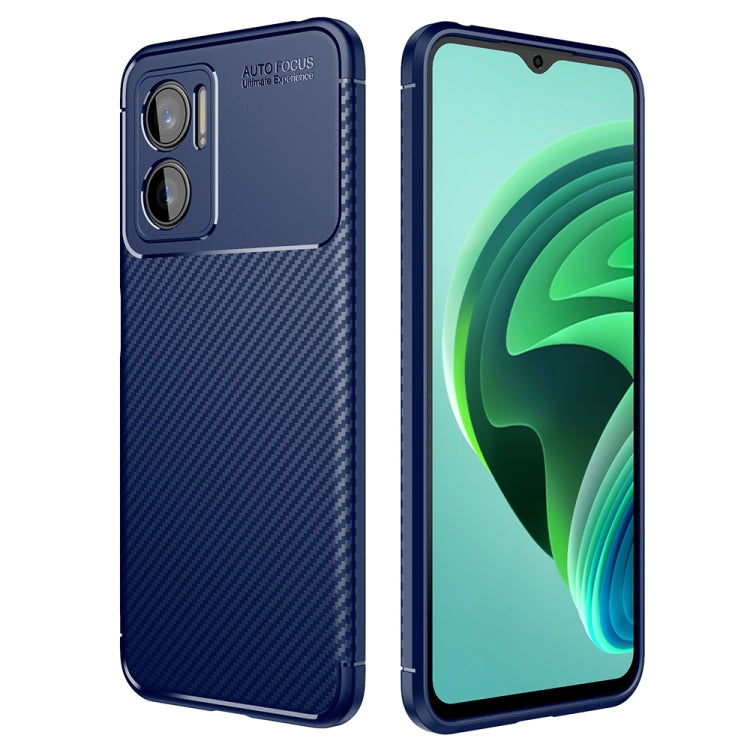 Carbon Fiber Texture Shockproof TPU Phone Case, For Samsung Galaxy M23 / F23, For Xiaomi Redmi Note 11E 5G