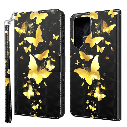 3D Painting Pattern TPU + PU Leather Phone Case