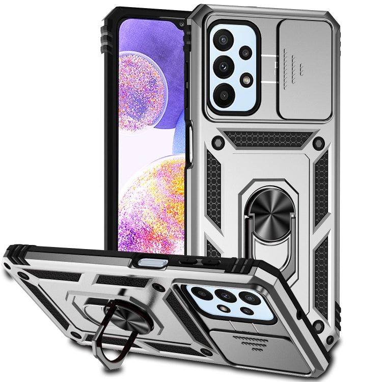 Sliding Camshield Holder Phone Case, For Samsung Galaxy A02, For Samsung Galaxy A02s / A03s 166mm, For Samsung Galaxy A12, For Samsung Galaxy A13 5G, For Samsung Galaxy A22 4G, For Samsung Galaxy A22 5G, For Samsung Galaxy A23