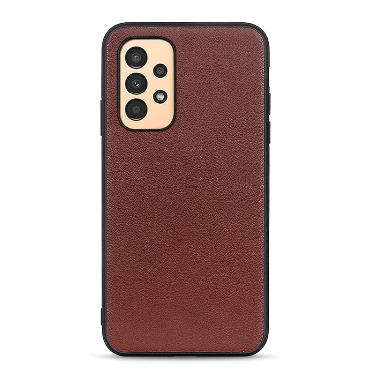 Sheep Texture Genuine Leather Shockproof Phone Case, For Samsung Galaxy A13 4G, For Samsung Galaxy M23 / F23 5G