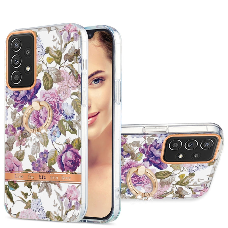 Ring IMD Flowers TPU Phone Case