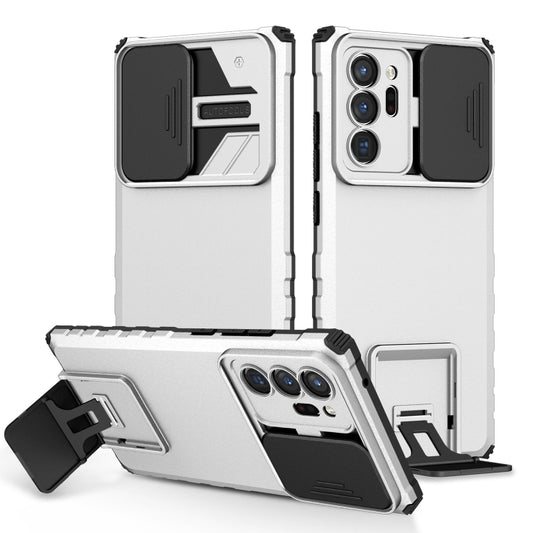 Stereoscopic Holder Sliding Camshield Phone Case, For Samsung Galaxy Note20 Ultra, For Samsung Galaxy S21 FE 5G, For Samsung Galaxy S21 Ultra 5G, For Samsung Galaxy S22 Ultra 5G