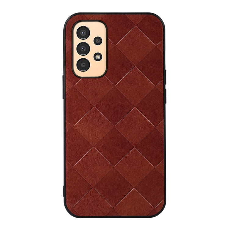 Weave Plaid PU Phone Case