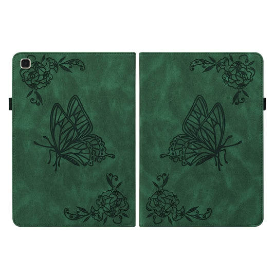 Butterfly Flower Embossed Leather Tablet Case