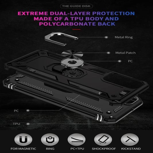 Shockproof TPU + PC Holder Phone Case, For Samsung Galaxy M23