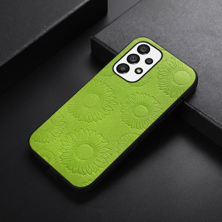 Sunflower Pattern PU+TPU+PC Shockproof Phone Case, For Samsung Galaxy A13 4G, For Samsung Galaxy A23 4G, For Samsung Galaxy A33 5G, For Samsung Galaxy A53 5G, For Samsung Galaxy A73 5G