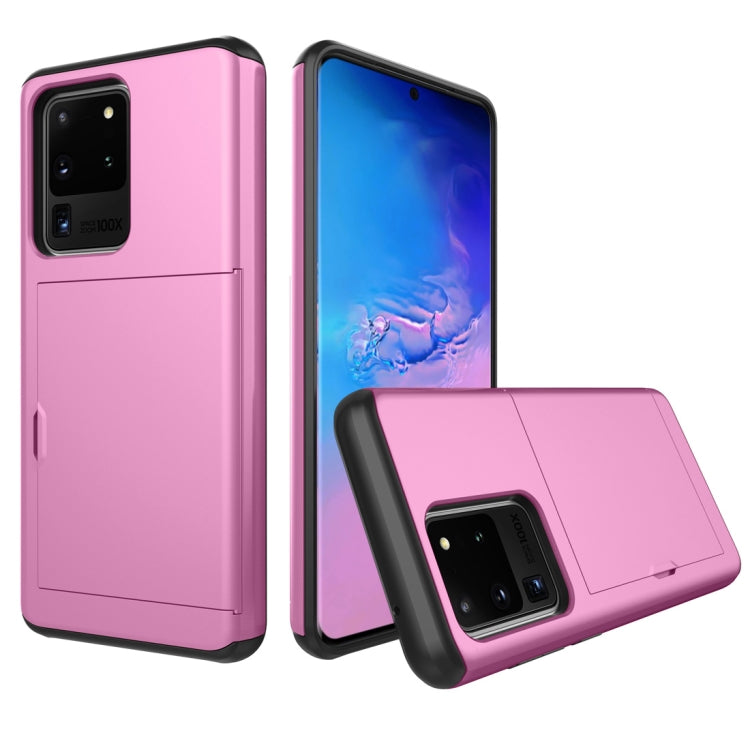 Shockproof Rugged Armor Protective Case with Card Slot, For Samsung Galaxy S20, For Samsung Galaxy S20+, For Samsung Galaxy S20 Ultra