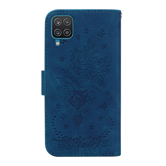 Butterfly Rose Embossed Leather Phone Case