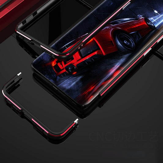 Aurora Series Lens Protector + Metal Frame Protective Phone Case