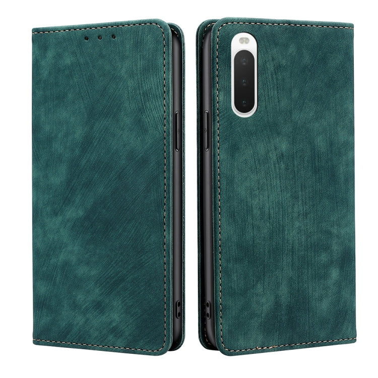 RFID Anti-theft Brush Magnetic Leather Phone Case