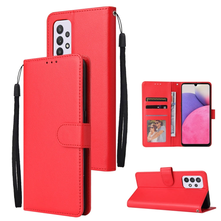 3 Card Slots Multifunctional Leather Phone Case, For Samsung Galaxy A33 5G, For Samsung Galaxy A53 5G, For Samsung Galaxy A73 5G, For Xiaomi 12 Lite, For Xiaomi 12S Ultra