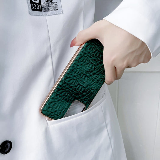 Sky Series Nano Electroplating Genuine Leather Phone Case, For Samsung Galaxy A13 4G, For Samsung Galaxy A23 4G / 5G