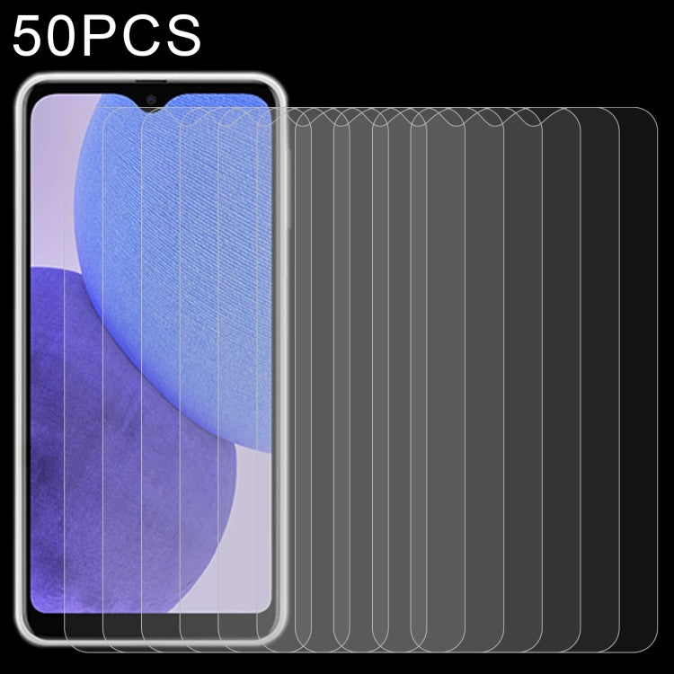 50 PCS 0.26mm 9H 2.5D Tempered Glass Film, For TCL 304 (50 PCS), For Ulefone Power Armor X11 Pro (50 PCS), For Samsung Galaxy A23e(50 PCS)