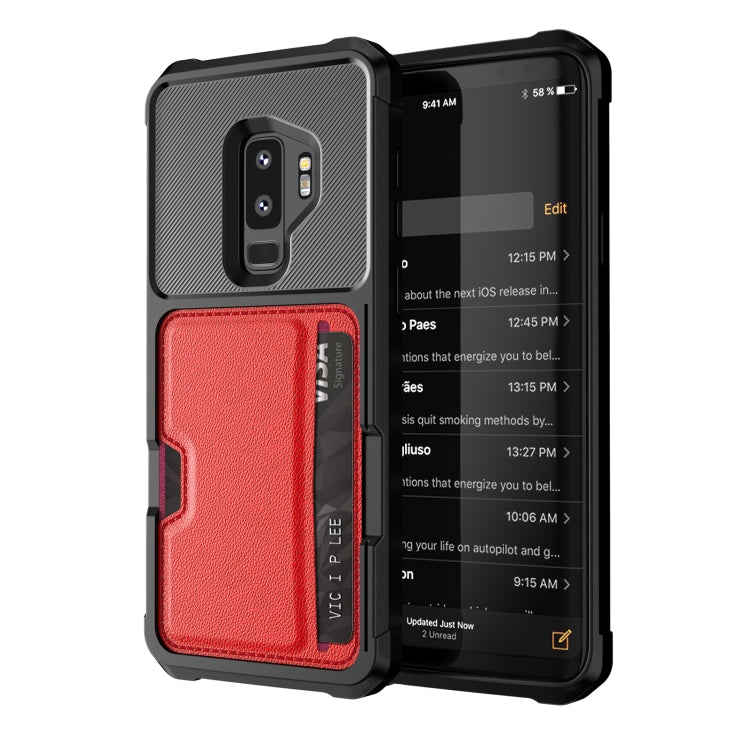 ZM02 Card Slot Holder Phone Case, For Samsung Galaxy S10e, For Samsung Galaxy Note10, For Samsung Galaxy Note10+, For Samsung Galaxy Note9, For Samsung Galaxy S9, For Samsung Galaxy S9+