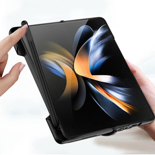 GKK Integrated Magnetic Folding Phone Case with Pen Slot, For Samsung Galaxy Z Fold4