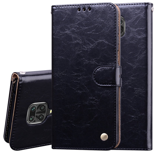 Business Style Oil Wax Texture Horizontal Flip Leather Case, with Holder & Card Slots & Wallet